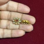 Small Flower Side Pendants,set of pair