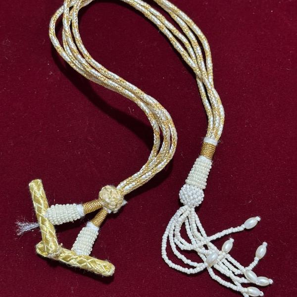 Back Threads without hooks big size with Pearls Works,sold by 1 pc