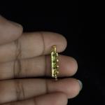 Polki Stone Leaf Pendant, Colours available, Sold By 1 Pc