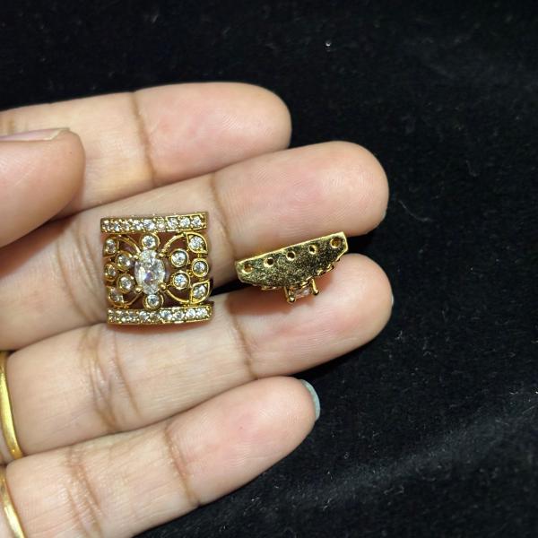 Mehandi Finish Side Pendants, set of 1 pair, colours available