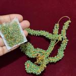 Loreals Onyx beads Sea Green 4mm pack of 10gm.