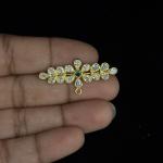 Gold Finish Polki Stone Pendant