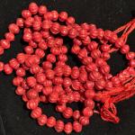 Corals pumpkins , 5mm sold by 1 line