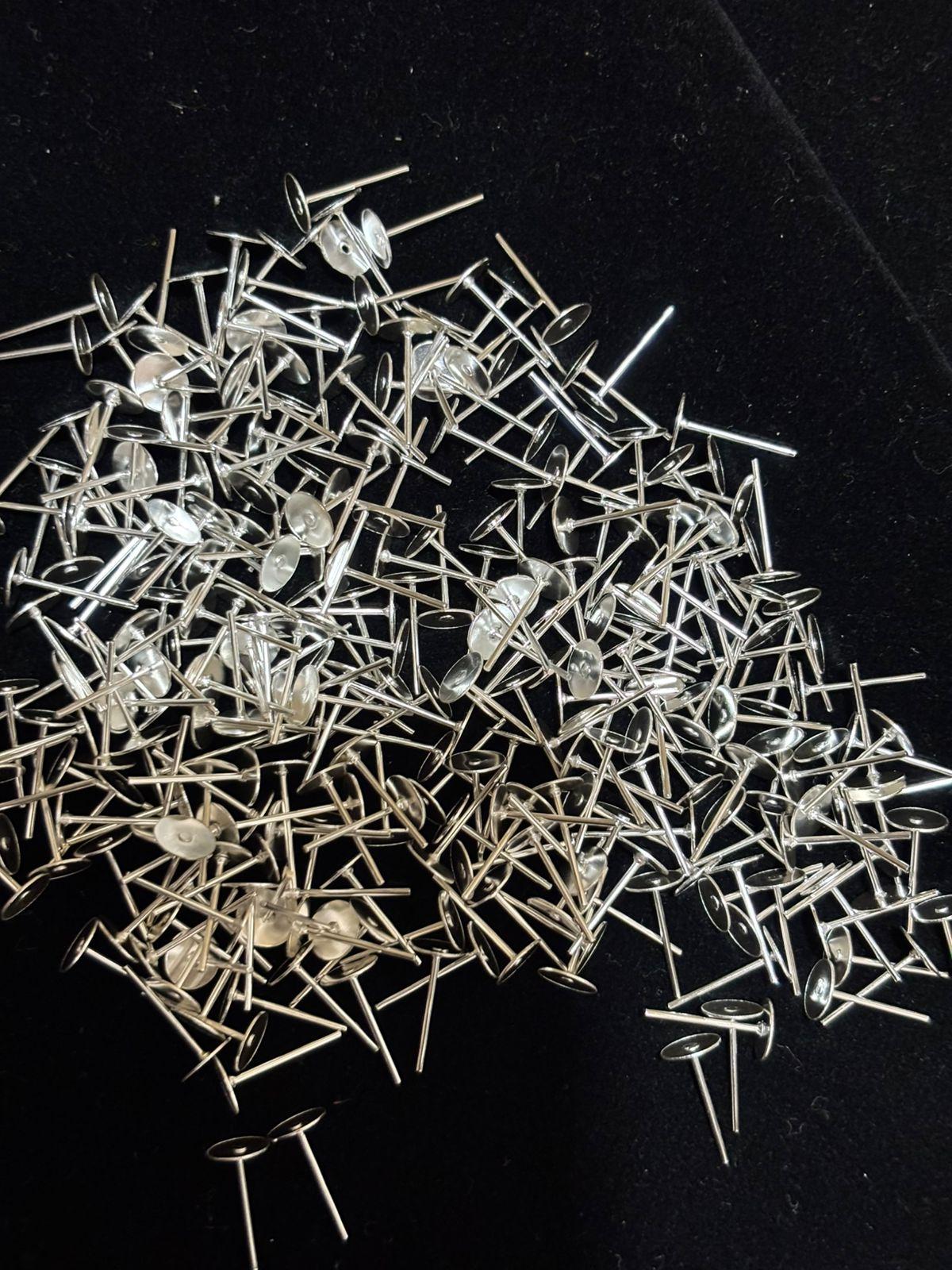 Metal Earring Post Backs earrings,pack of 10 10gm