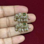 Elephants Small Side Pendants, set 1 pair