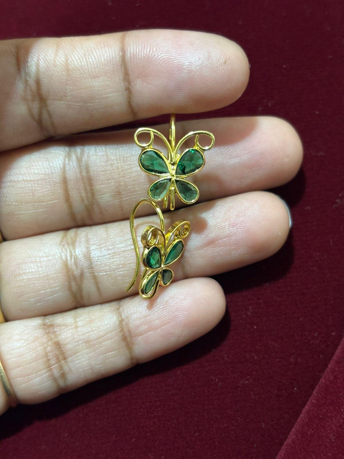 Butterfly Ear Hanging Studs