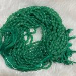 Monalisa Flat oval shape Beads  light Green 4.5x7mm, Minimum Order Qty 2 lines