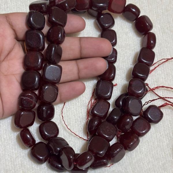 Dumble Beads Dark Maroon13.6x14mm