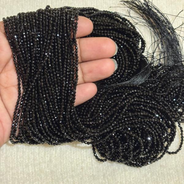 2mm Hydro (Glass) Beads, Black , Minimum Order Qty 5 lines