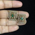 Mehandi Finish Side Pendants, set of 1 pair