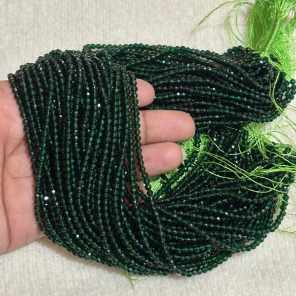 3mm Hydro (Glass) Beads, Green, Minimum Order Qty 2 lines