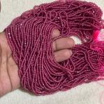 3mm Hydro (Glass) Beads, Pink, Minimum Order Qty 2 lines