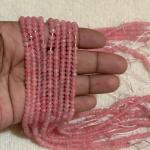 ONYX  Beads baby Pink colour 3x4.5