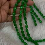 Monalisa Drop Shape Beads  Green 7x11mm