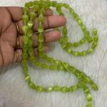 Monalisa Drop Shape Beads Light  Parrot Green 7x11mm