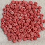 pumpkins  synthetic Beads peach 6.8x10 mm Pack of 5