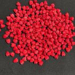 Coral Replica Synthetic Beads, Tulip Shape, 8x7mm, Red, Pack Of 20 Pcs