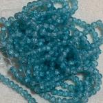 Crackle Beads Plain skyblue 8.2x7.5mm