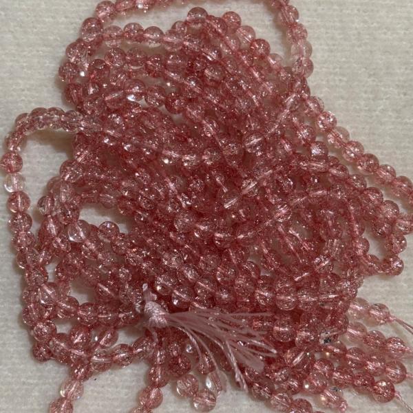 Crackle Beads Premium  Light orange 6mm
