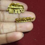 Elephants Small Side Pendants, set 1 pair