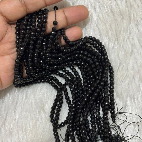 ONYX  Beads Black colour ,sizes available