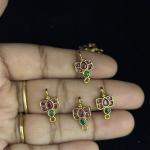 Kempu Stone Small Lotus Connector