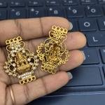 Nakshi Finish Lakshmi Devi Side Brouchers , set of 1 pair
