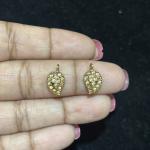 Antique Finish Mango Charms, Set of 1 pair