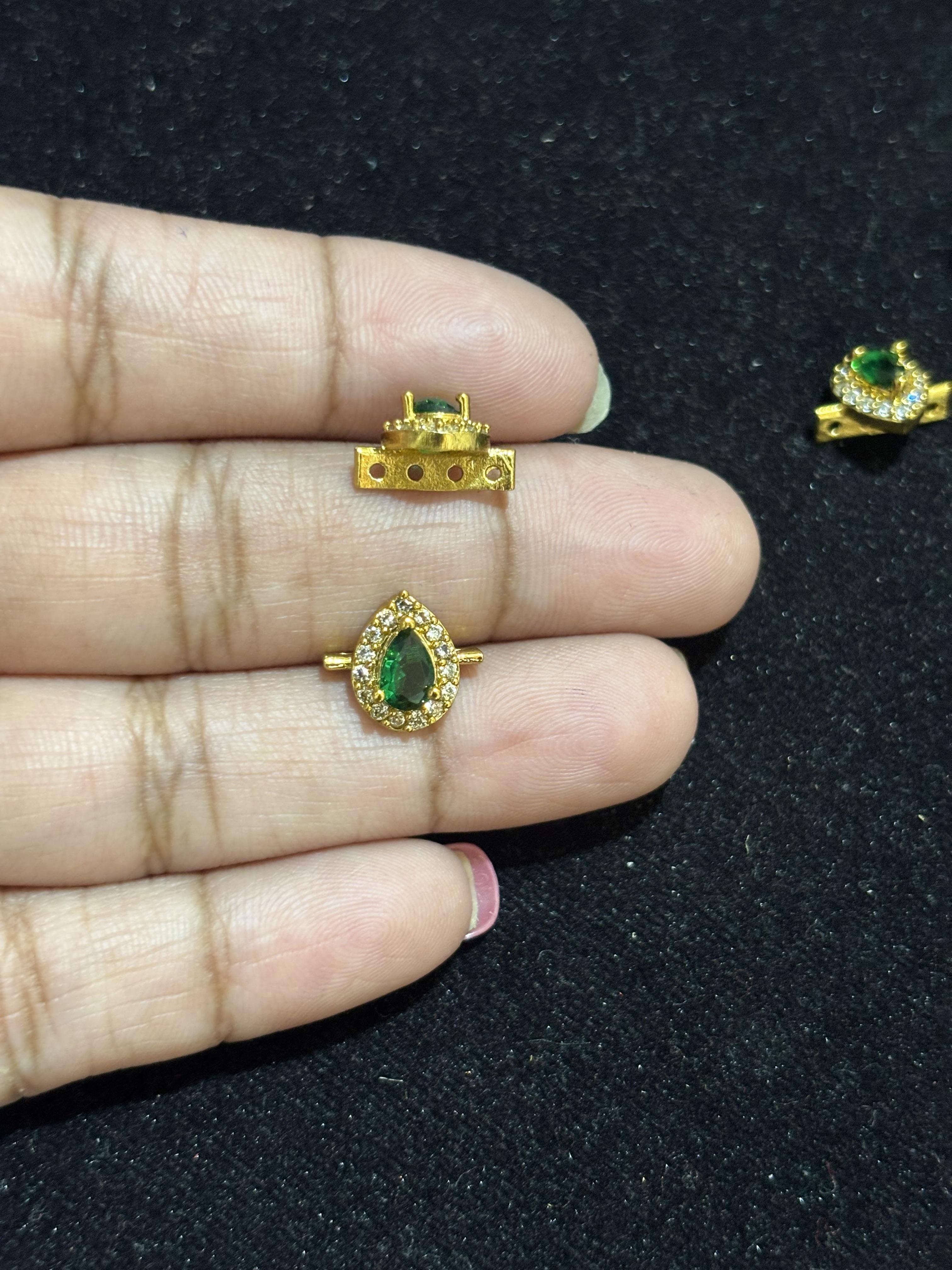 Drop shape Side Pendants ,set of 1 pair