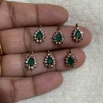 Antique Finish Drop charms ( colours available)