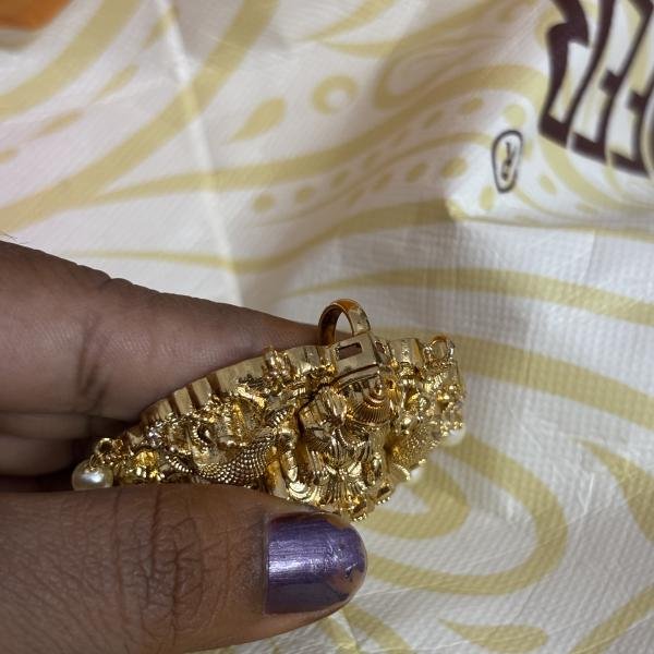 Premium Nakshi Finish Lakshmi Devi Pendant with Earings