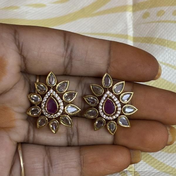 Victorian Drop Shape Side Pendants , Sold by 1 pair , Please Select Colour