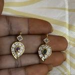 Gold Finish Mango Shape Pendant , Sold by 1 Pc , Please Select Colour