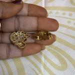 Victorian Swan Side Pendants with 5 holes as shown in pic  , Set of Pair