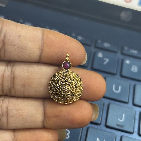 Gold Colour Oxidized Pendants, Sold By 1 Pc , Please Select Colour