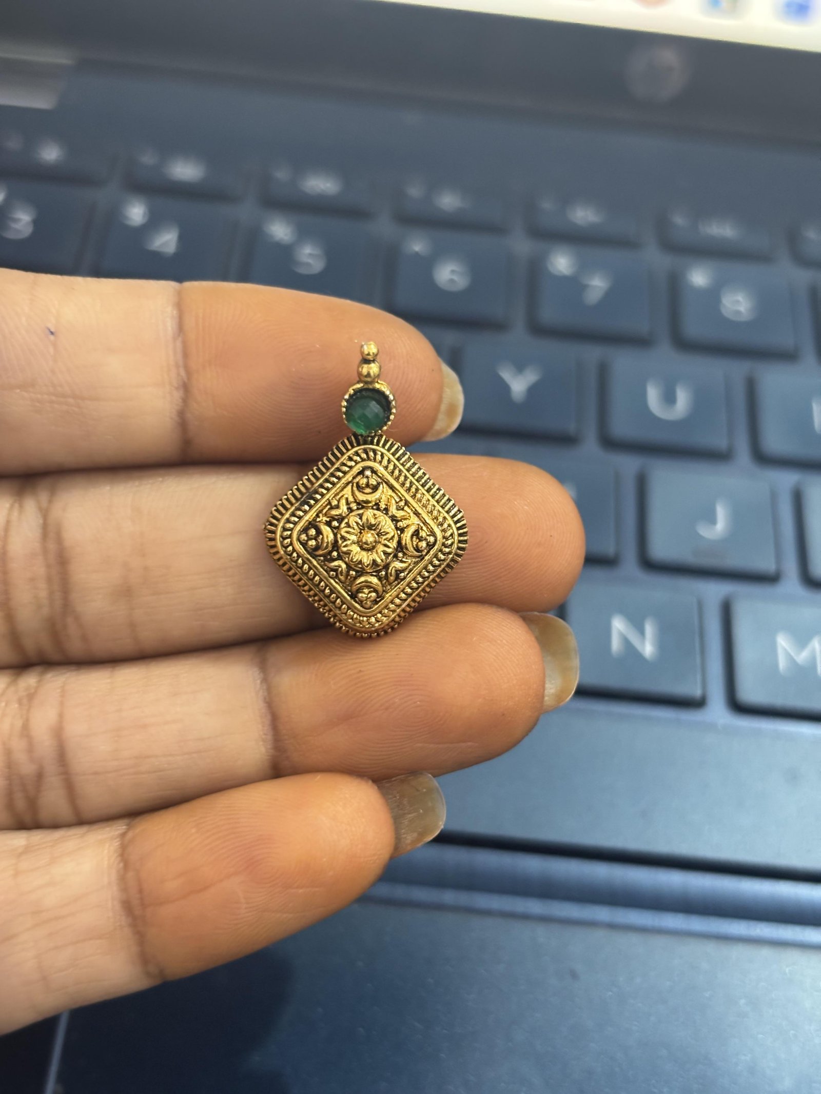 Gold Colour Oxidized Pendants, Sold By 1 Pc , Please Select Colour