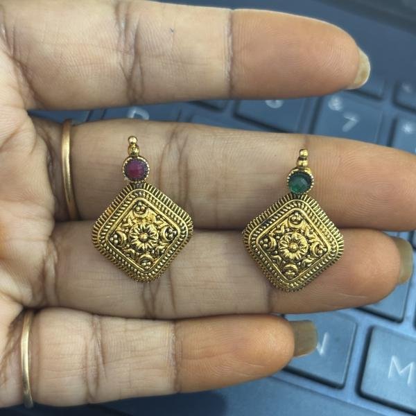 Gold Colour Oxidized Pendants, Sold By 1 Pc , Please Select Colour