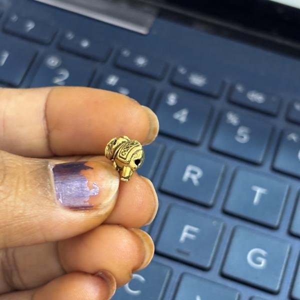 Small Elephant Beads , Pack of 10 Pcs