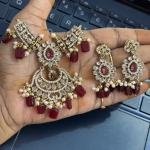 Victorian Rani haram Pendant with Earring