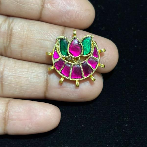 Chand with lotus Jadav Pendant