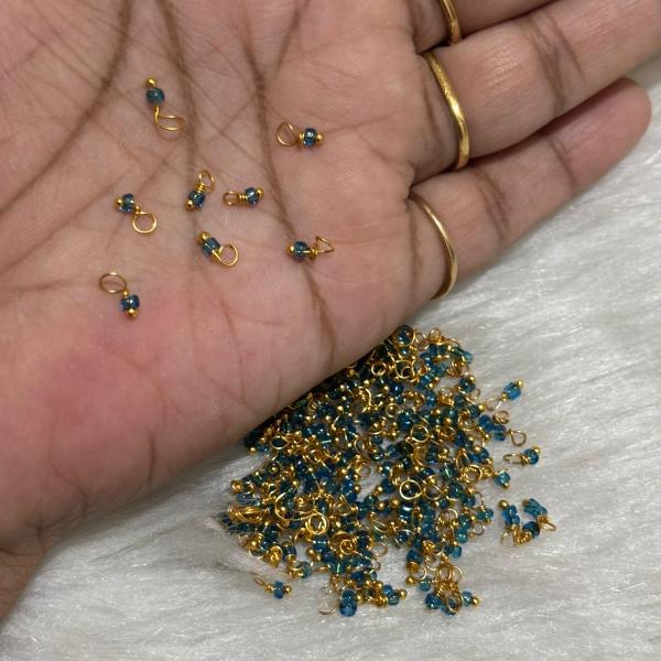 Loreals Sugar beads Blue 1mm