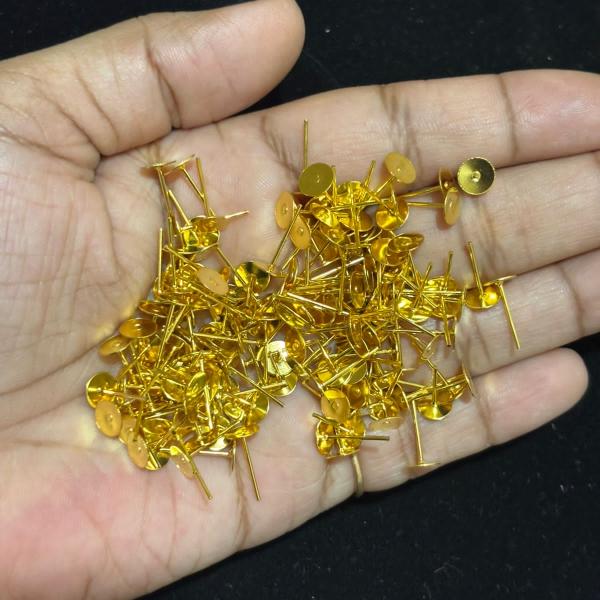 Metal Earring Post Backs earrings,pack of 10 10gm