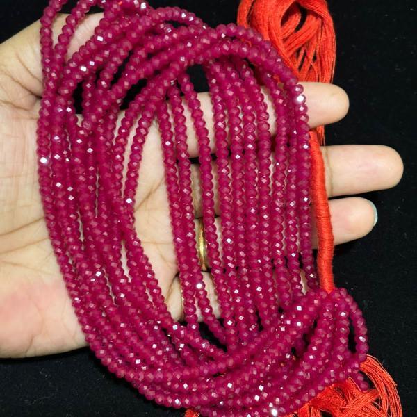 Real Chetan Ruby   diamond cut 4mm