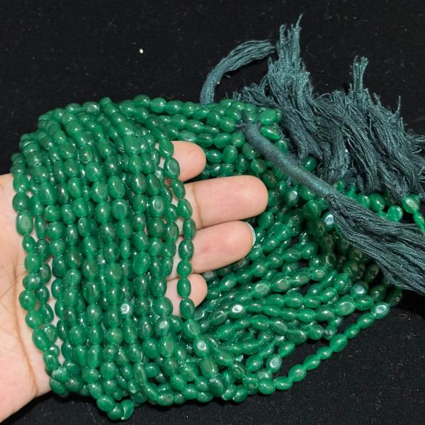 Monalisa Flat Rectangle Green 5x6mm