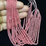 CZ American Beads peach Colour 3mm 