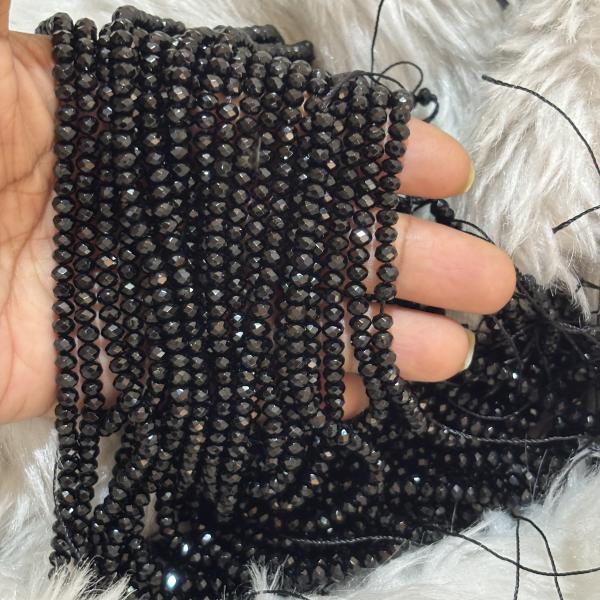 ONYX  Beads Black colour ,sizes available