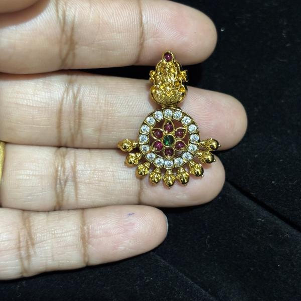 Nakshi Finish Lakshmi Devi Small Pendant with D Hook