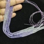 CZ Beads Multi Colour 3mm,  Colours Available, sold by 1 line