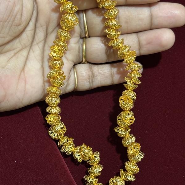 Micro Plated Bead Caps- Size -7