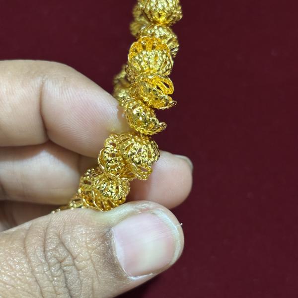 Micro Plated Bead Caps- Size -7